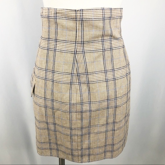 Lovers + Friends plaid High Waist Mini Skirt - Picture 4 of 5